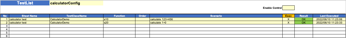 Spec-Report format